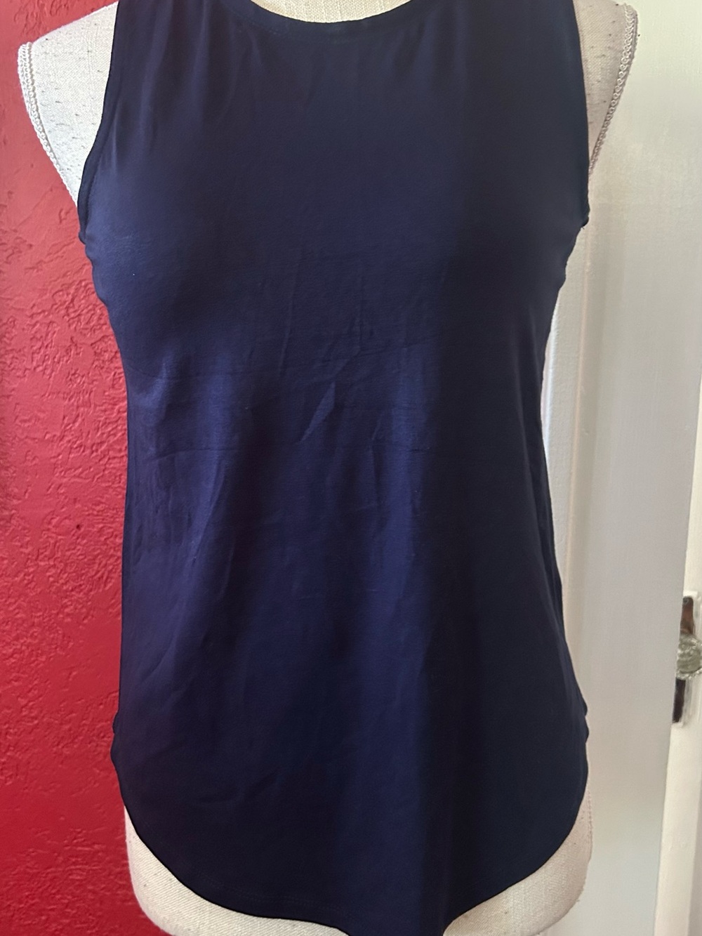 Womens  Cupio Classic Navy Sleeveless Women's Top NWT size small